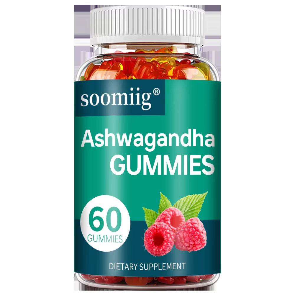 KSM-66 Ashwagandha Gummies - Improve Sleep, Relieve Stress, Support Immunity, Relaxation, Mood and Cognitive Health