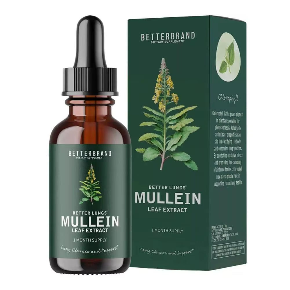 60Ml Mullein Leaf Extract Drops Mullein Leaf Extract I Month Supply Extract Known for Its Historical Use and Powerful Strength